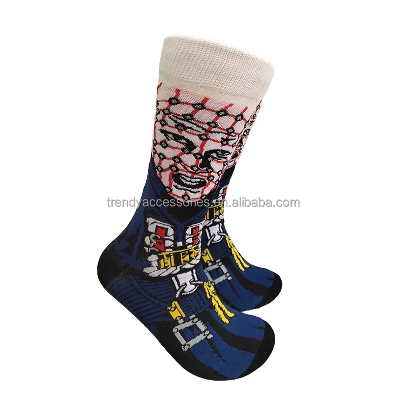 Superhero Anime Winter Socks New Cartoon Hot Sale Novelty Marvel comic character funny 3D socks