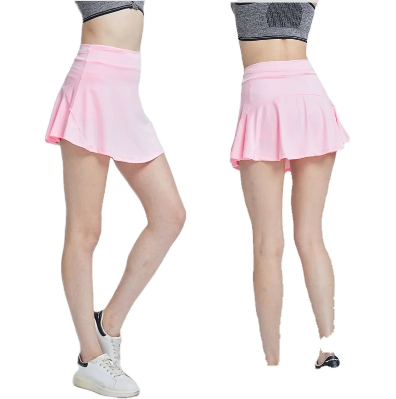 Womens Mesh Shorts Running Active Workout  Back Pleated Athletic Tennis Skorts Golf Skirts with 3 Pockets