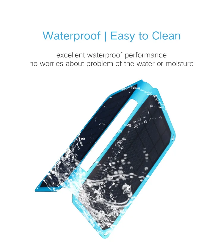 Usb регулятор Flexsolar 10 Вт 5 в высокое качество портативное складное наружное аварийное солнечное зарядное устройство карманное солнечное зарядное устройство