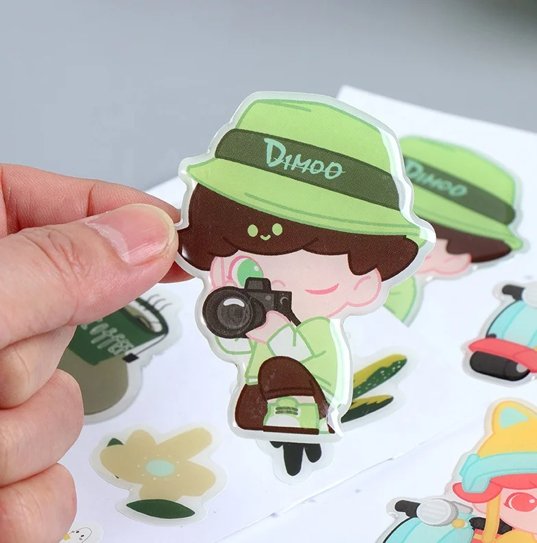 Custom 3d Gel Epoxy Resin Adhesive Sticker Waterproof 3d Private Logo Label