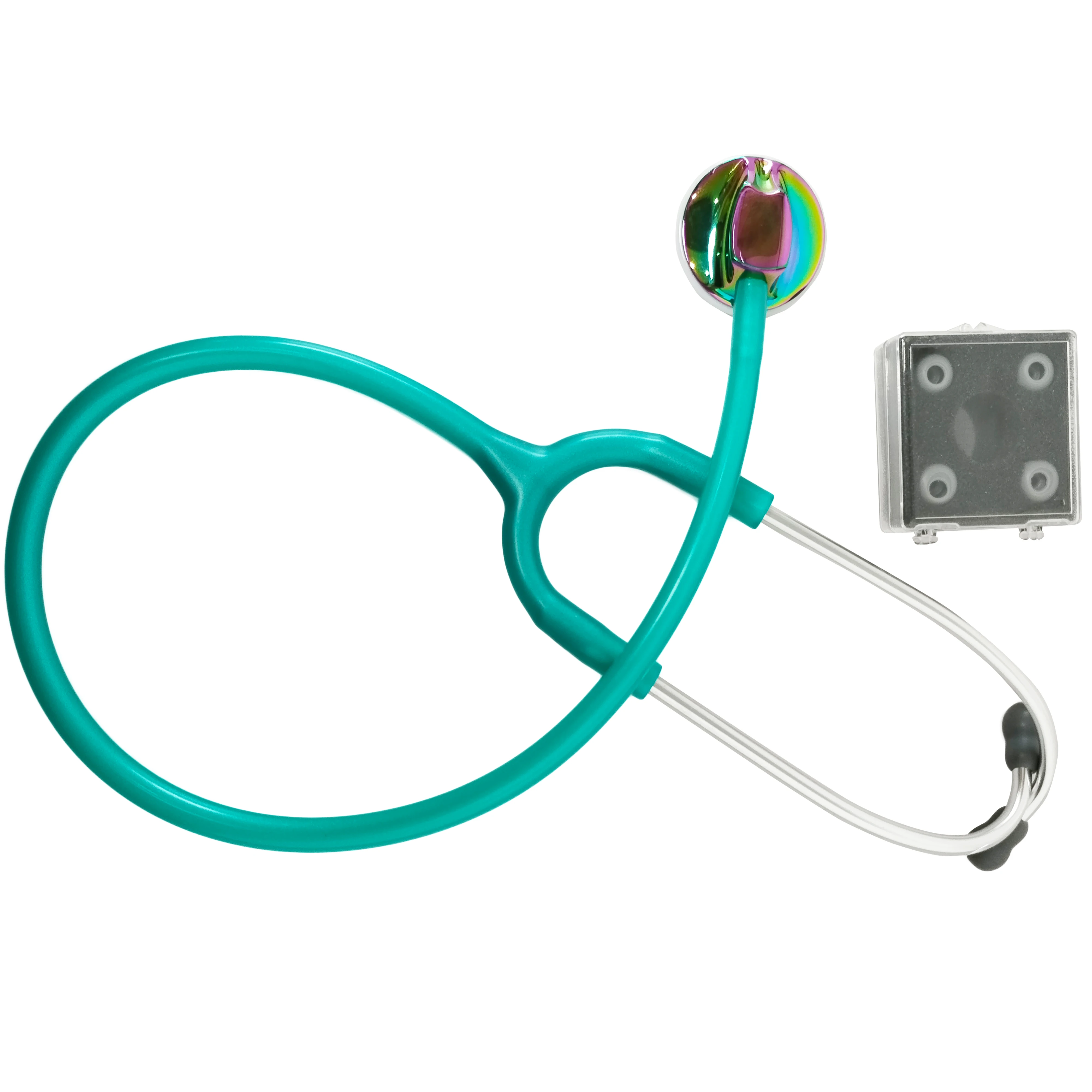 Rainbow Colors Hospital Medical Household Adult Kid Portable Professional Deluxe Zinc Alloy Cardiology Single Head Stethoscope