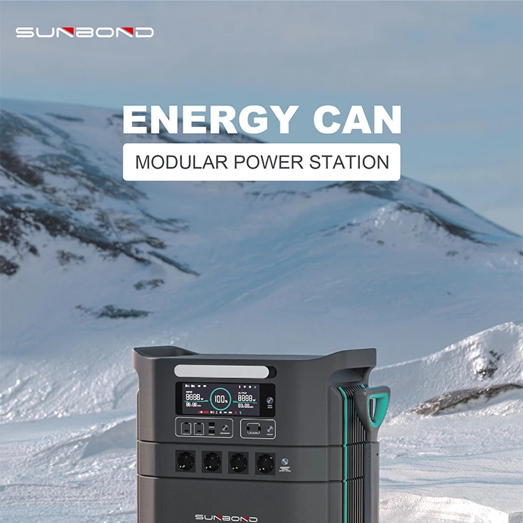 Portable Power Station Battery 2200w 4400w 6600w Solar Generator For Emergency Backup