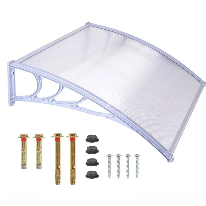french style window sliding Polycarbonate Door Canopy Awnings