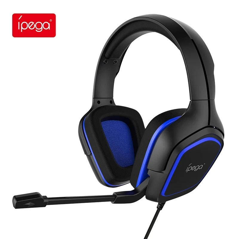 ipega Gaming Headset for PS5,PS4, Xbox One PC Gaming Headphone with Noise Canceling Microphone Memory Foam Earpad game headset
