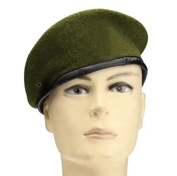 Custom Fashion Berets Unisex Military Soldier Hat Men Women Wool military Beret