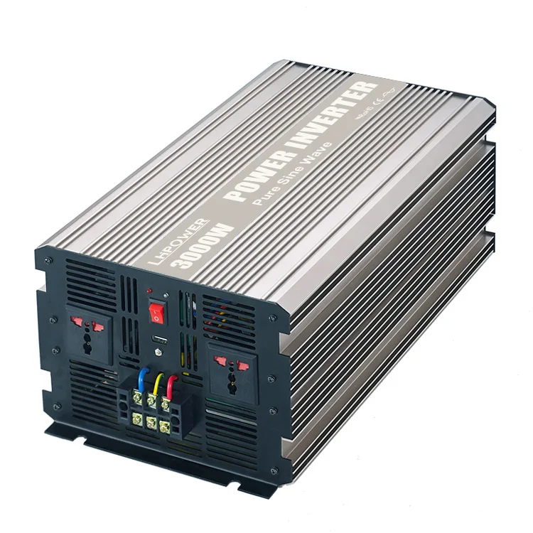 
 3000W UK  Standard 12VDC 24VDC 48VDC 230V  pure sine wave power inverter  