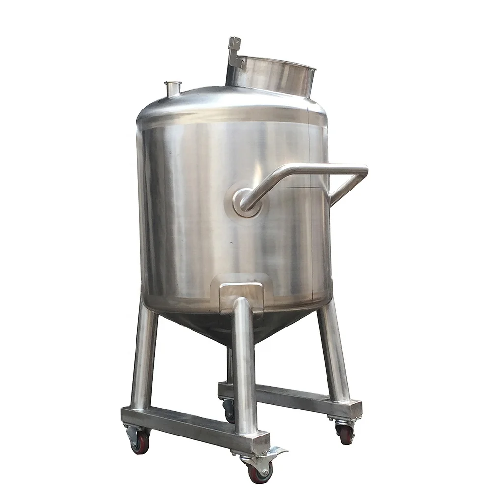 Movable liquid preparation tank chemical solvent Movable tank double jacketed milk Movable tank