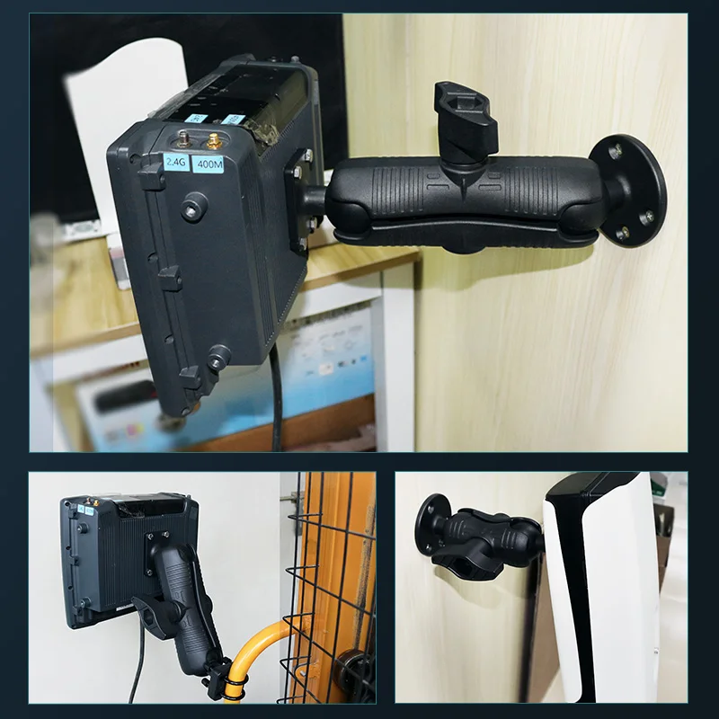21cm swivel Monitor Mount D size 2.25' Ball head connect Bracket with 51*76mm