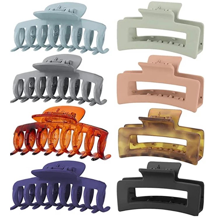 Многофункциональные аксессуары для волос, заколки-крабы, оптовая продажа, большие заколки-крабы с отверстиями для женщин