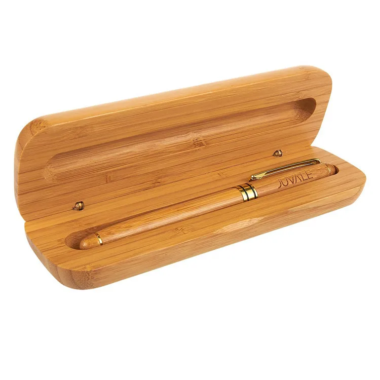 Bamboo Fountain Pen Wood Handle Pen With Storage Case Business Office Fountain Pen School Student Writing Stationery Gift