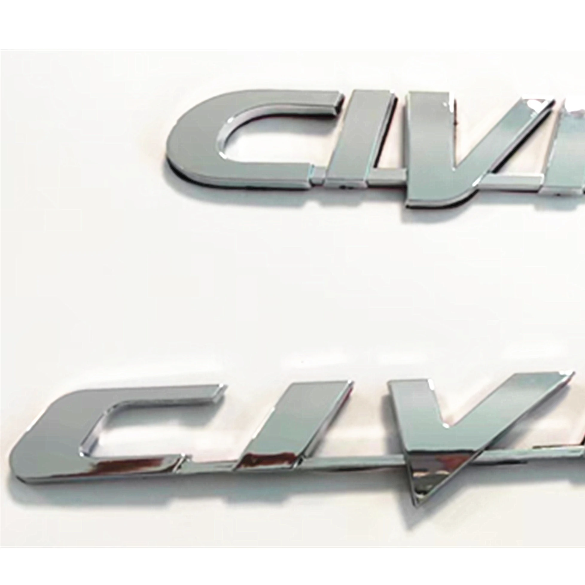 ABS Car Stickers Chrome Car Brand Name Body Sticker Badge Plastic Badges Car Logo Emblem