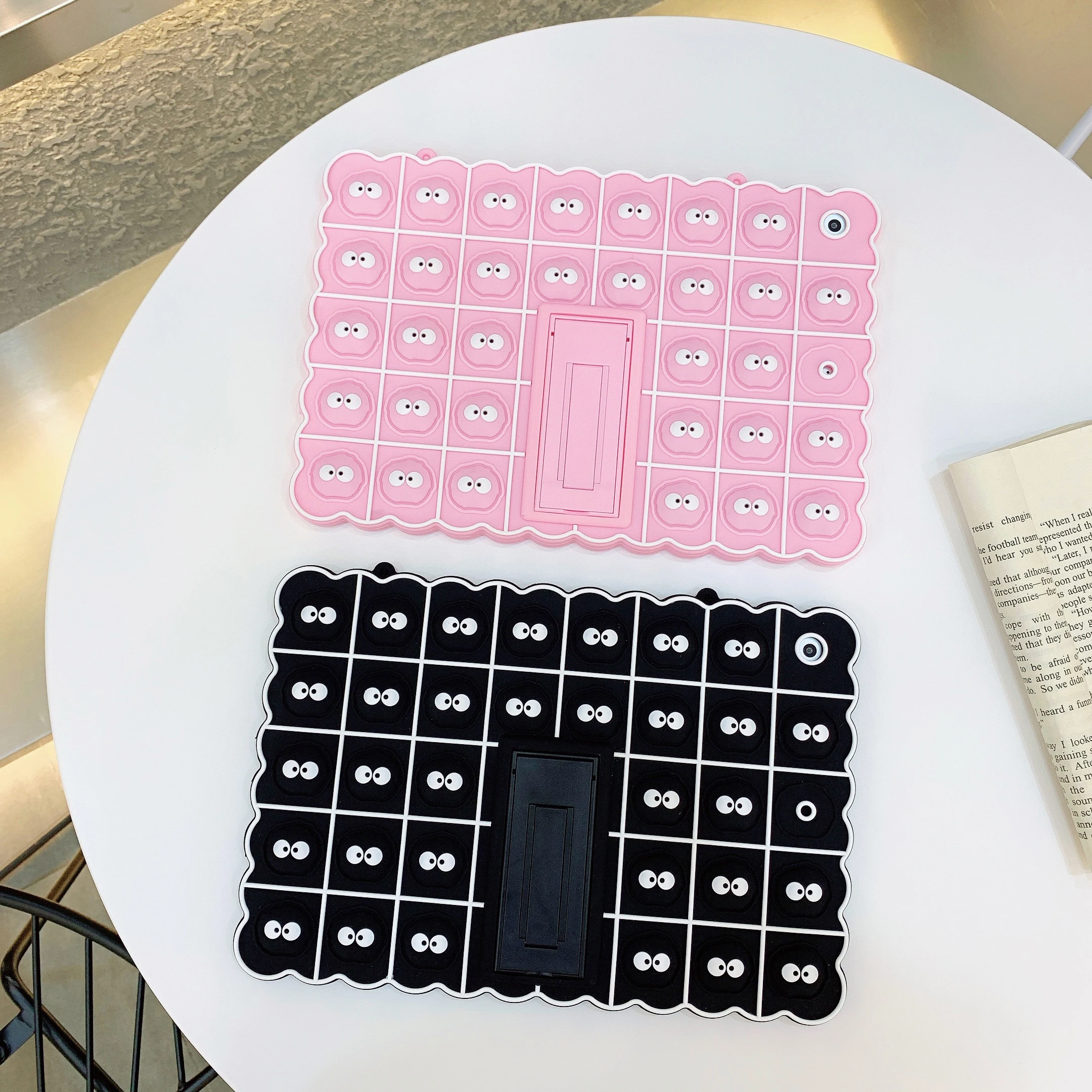 Gemfits игрушки-антистресс для iPad Pro 11, Красочный милый чехол с кронштейном для iPad 2021, силикон