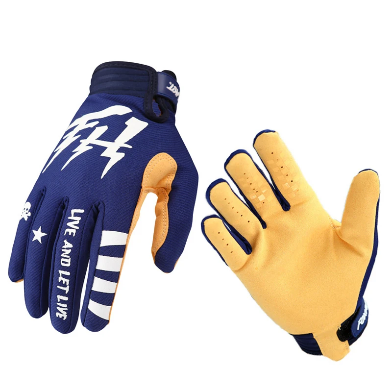 Wholesale Shockproof Breathable MTB Gloves Sports Unisex motorbike Gloves Cycling full Finger motocross Gloves
