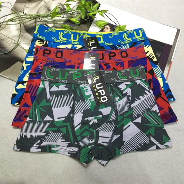 OEM ODM boy boxers underwear cute kids underwear boy thong underwear