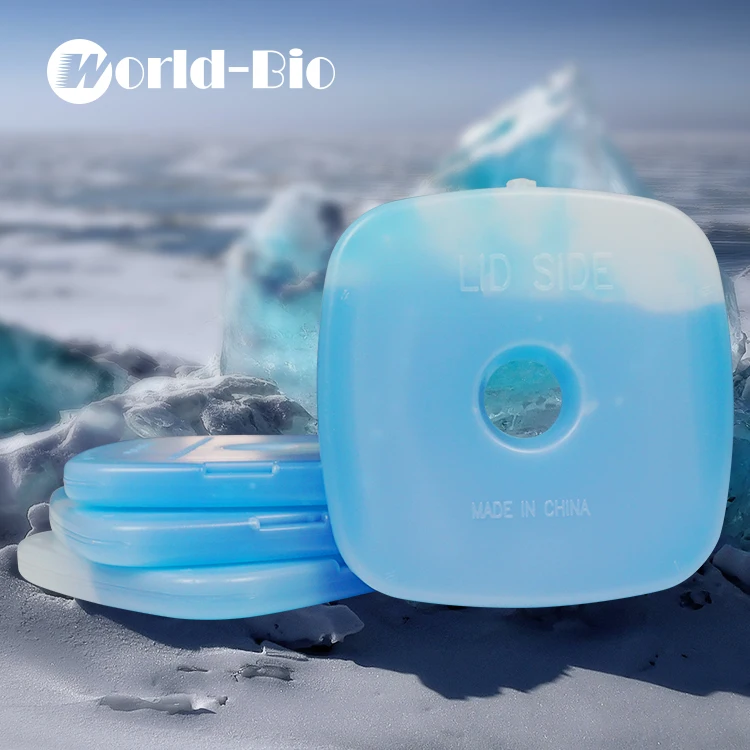 Wholesale Reusable Long lasting Cooler Ice Packs Cooling Pack Food Insulated Lunch Box Hard Plastic Ice Bricks