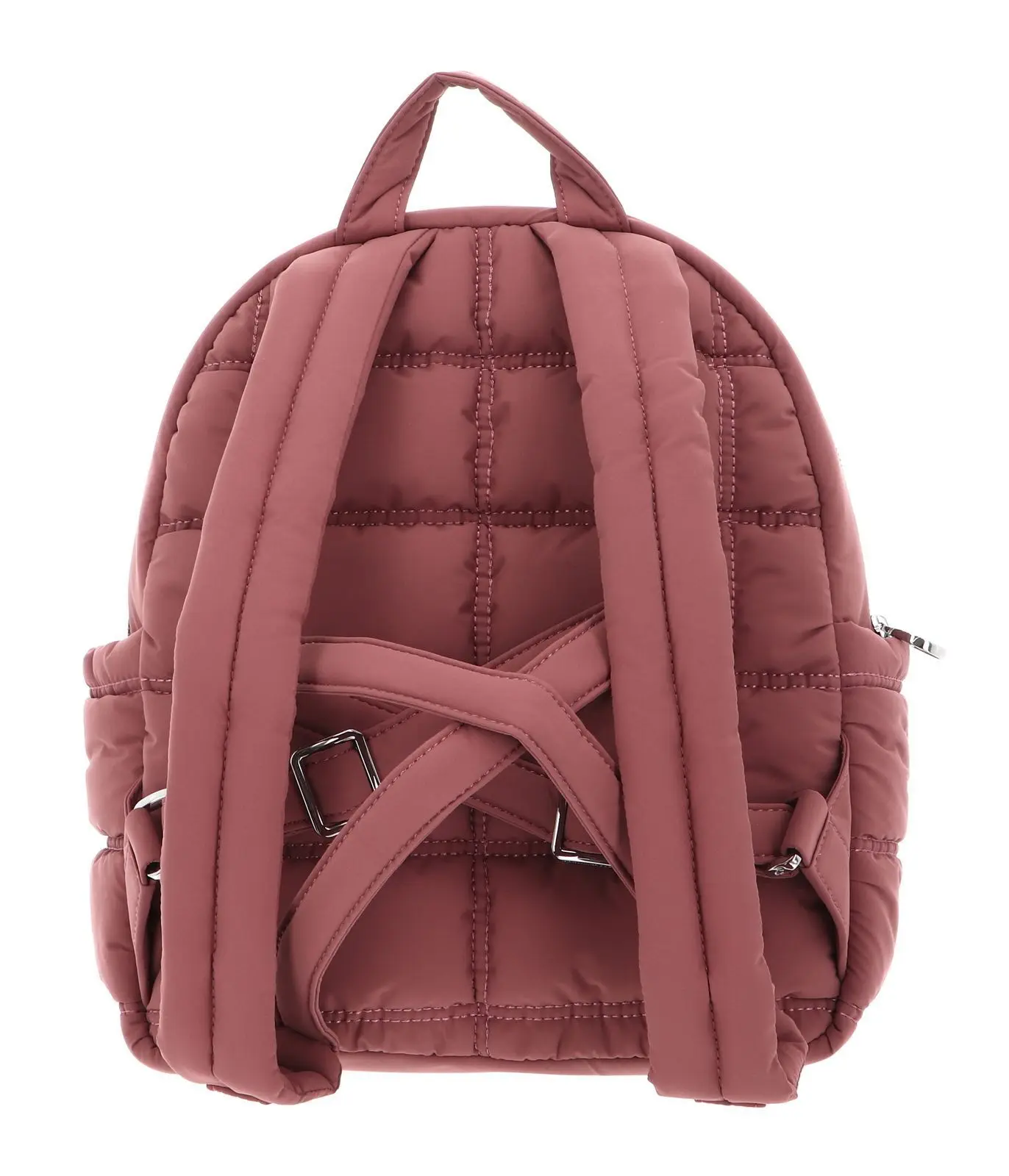 2024 New design Pillow Backpack Red Fashion Small Travel Bag Puffy Quilted Backpack for girl women