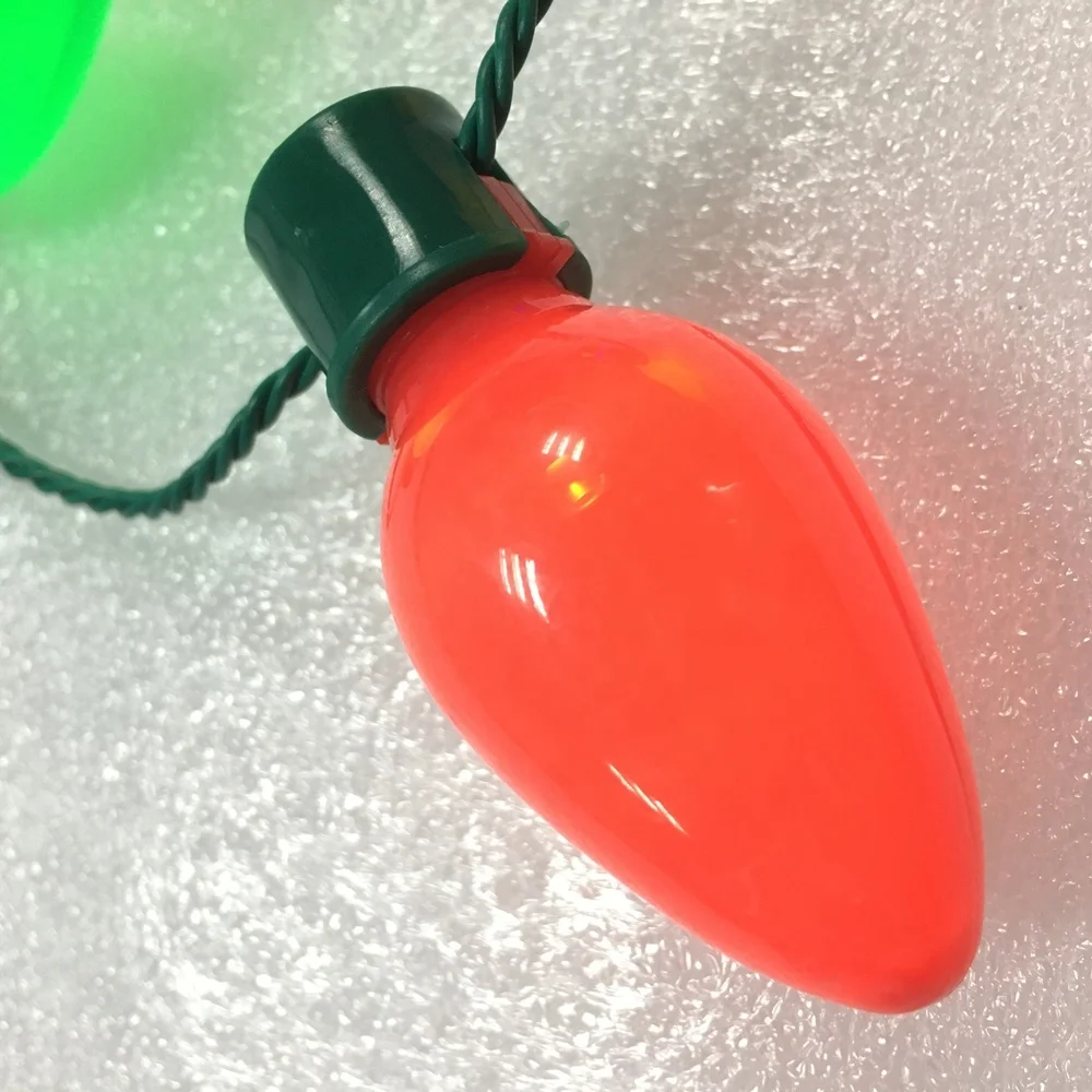 
Christmas Party Decoration Flashing Light Up Jumbo Bulb LED Necklace 