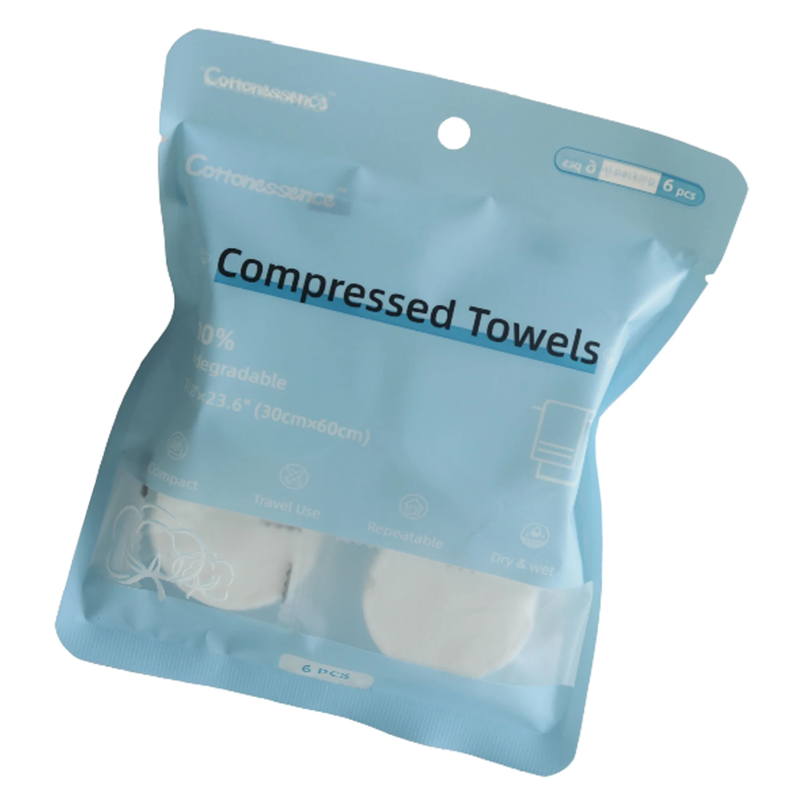 Compressed Bath Towels Soft Durable Compressed Towels Cotton for Home Bathroom Travel Camping