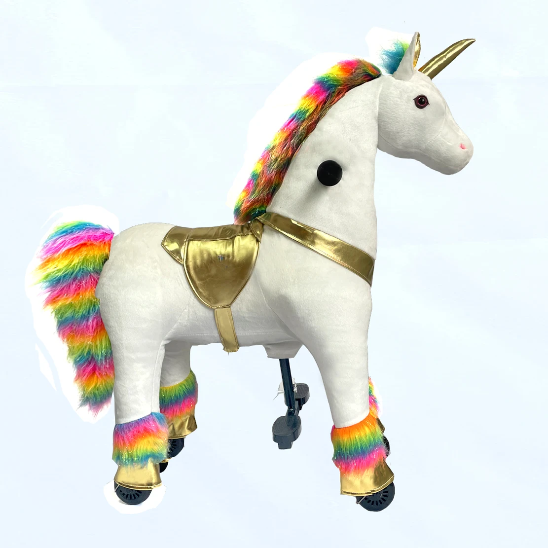 160 CM Adult And Kid Size Animal Rides for sale, Plush Ride On Toy Animals For Mall lifesize