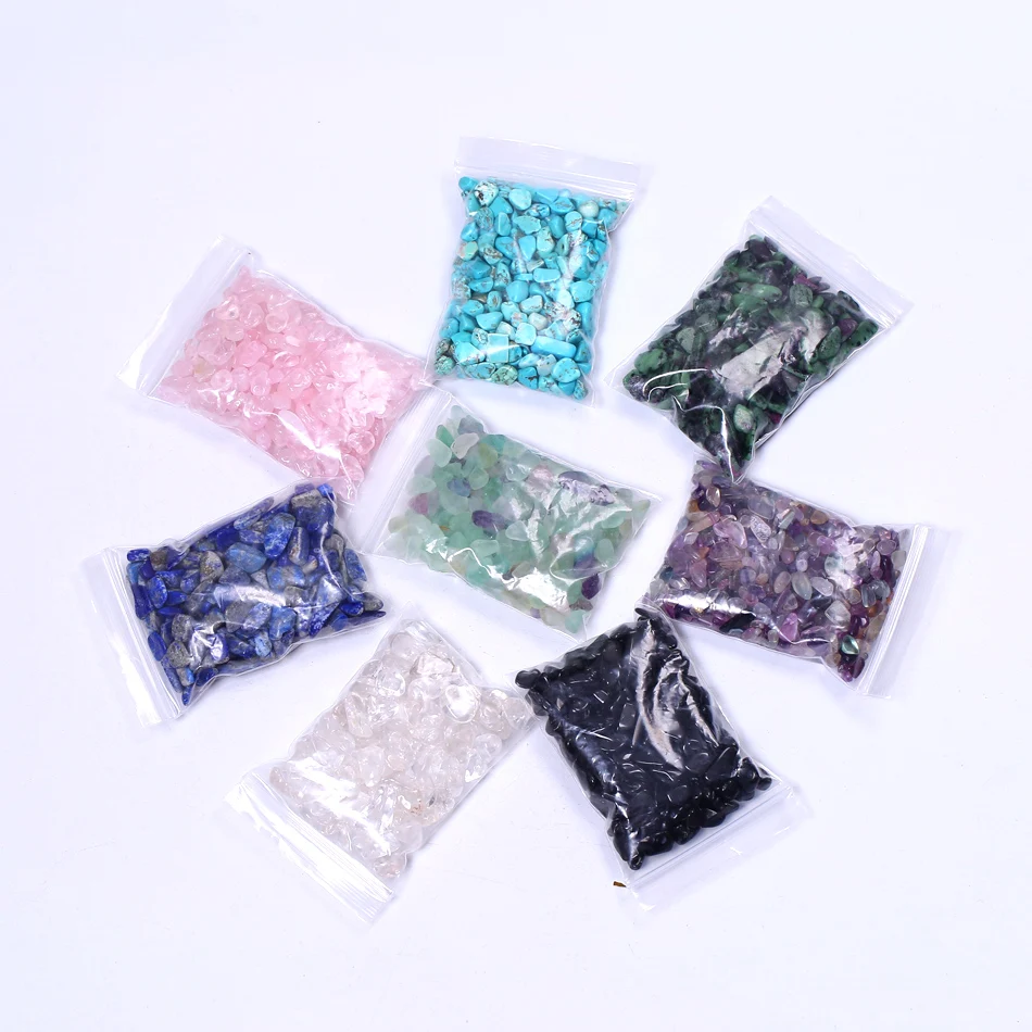 Bulk Wholesale Polished Colorful  Crystal Rainbow Fluorite Tumbled Stone