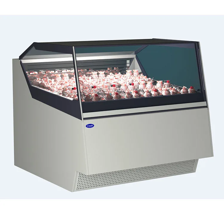 High Grade Single Temperature 320L Capacity Popsicle Tray Ice Cream Cabinet Gelato Display Scoop Freezer For Ice Cream