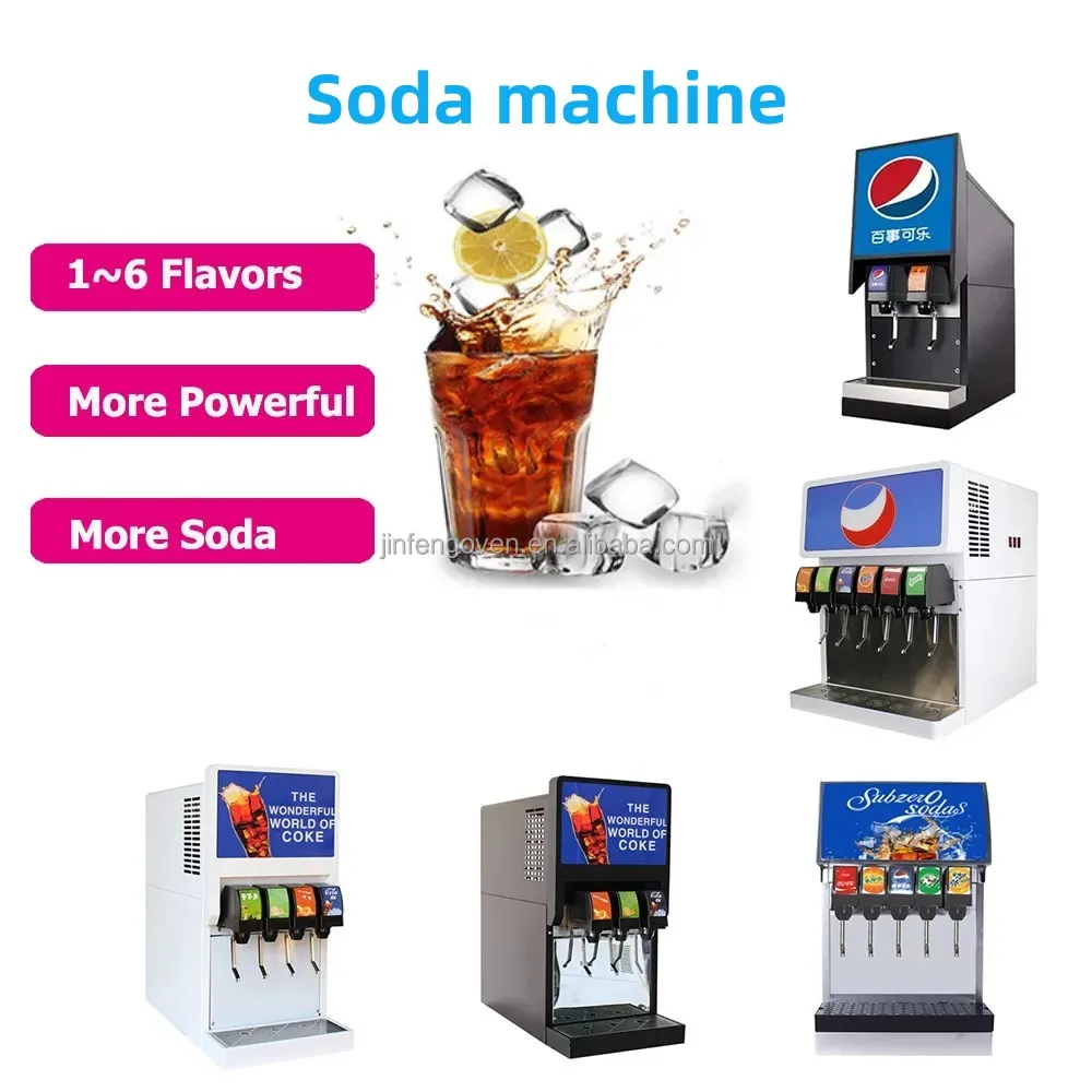 Commercial 1 flavors post mix beverage dispenser / carbonated drinks machine / soda dispenser machine