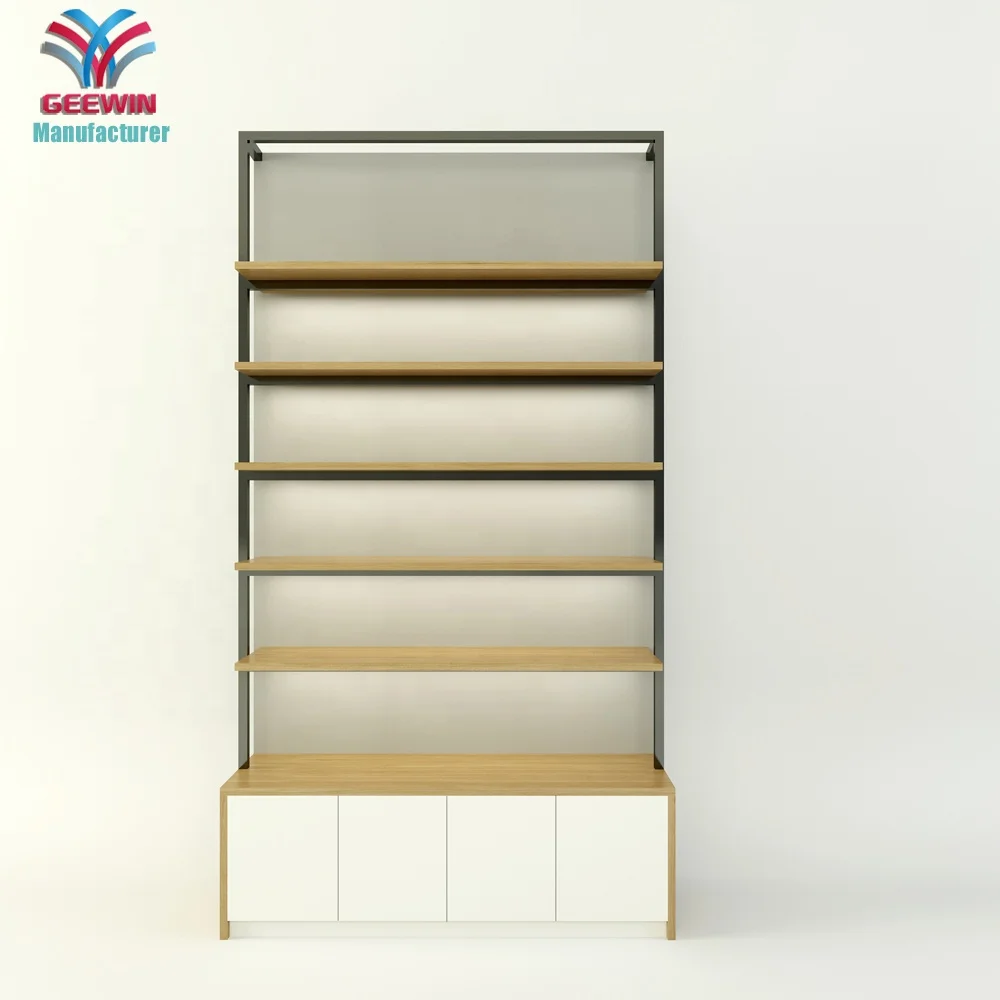 Modern Pharmacy Shop Fitting Interior Design Display Showcase