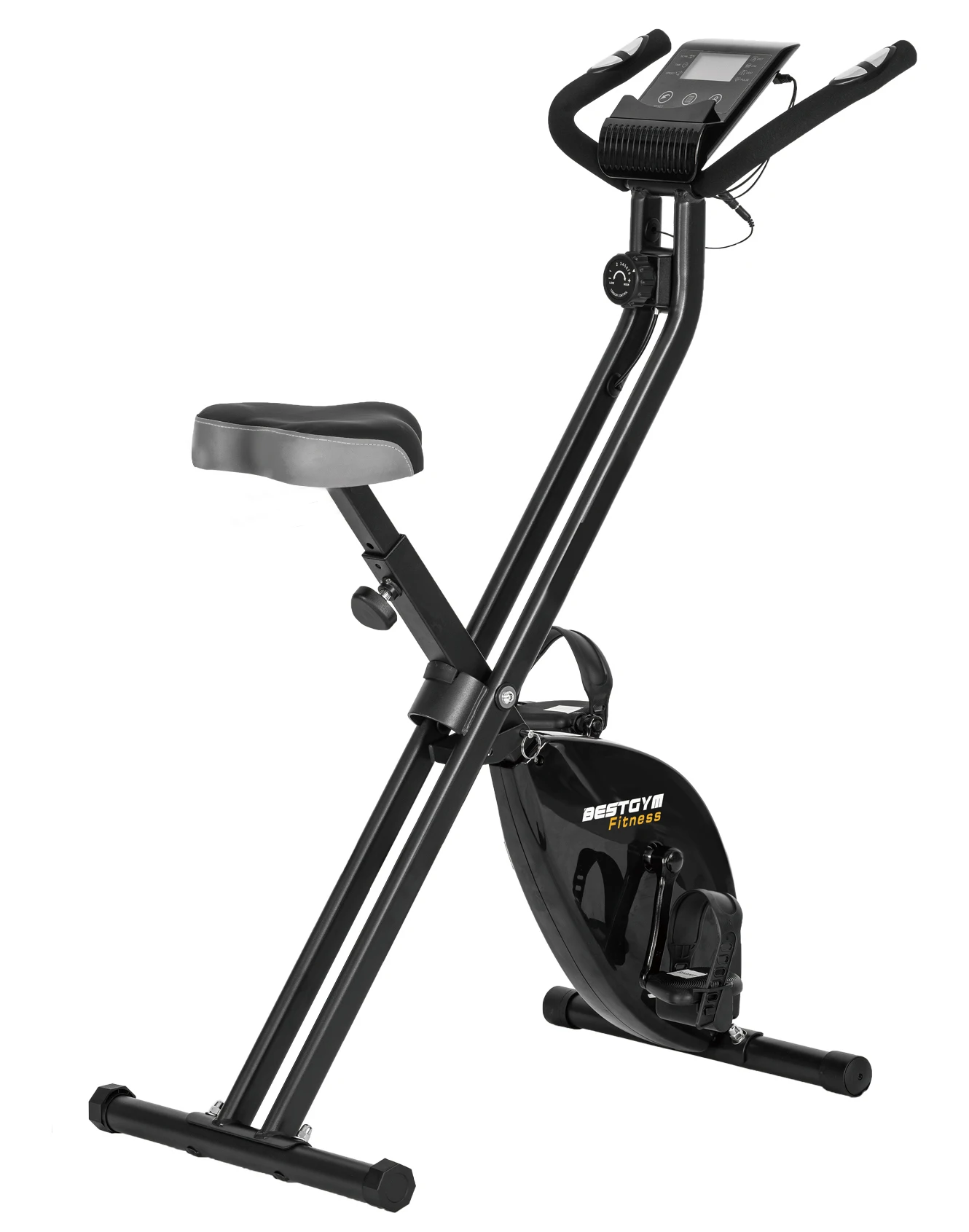 Folding magnetic fitness exercise bike recumbent fitness bike exercise indoor stationary X bike with high quality