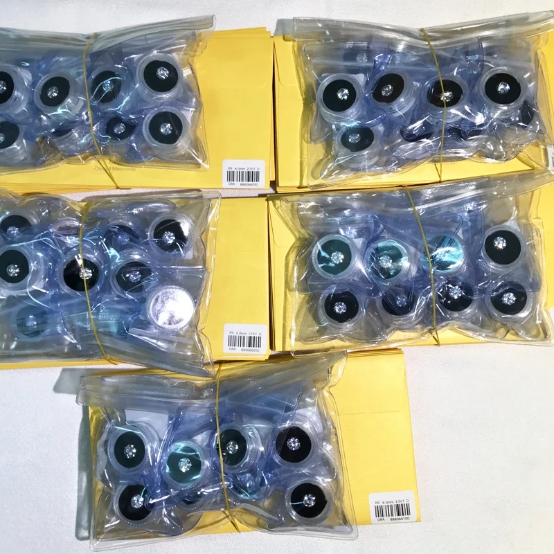 3-10mm wholesale moissanite price per carat manufacturer round shape loose synthetic lab diamond moissanite for ring