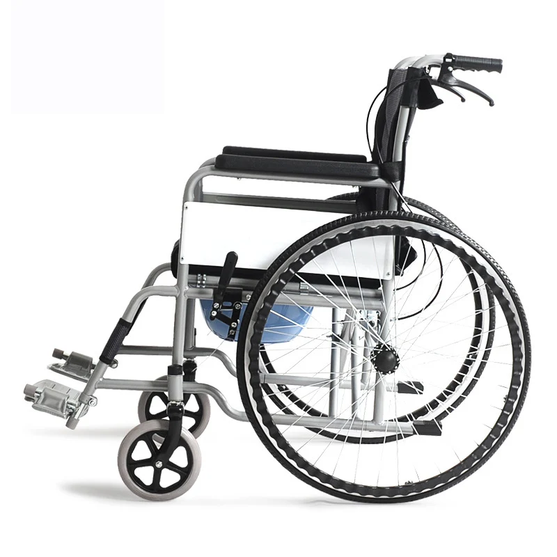 Factory cheap Price Folding Lightweight Wheel Wheelchair Front Wheels Manual disabled Wheelchair