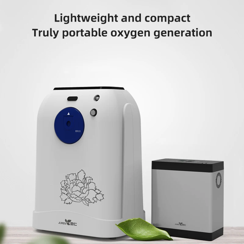 Medical Grade 5L Portable Oxygen Concentrator  Medical portable oxygene concentrator machine  Flowmeter with Humidifier