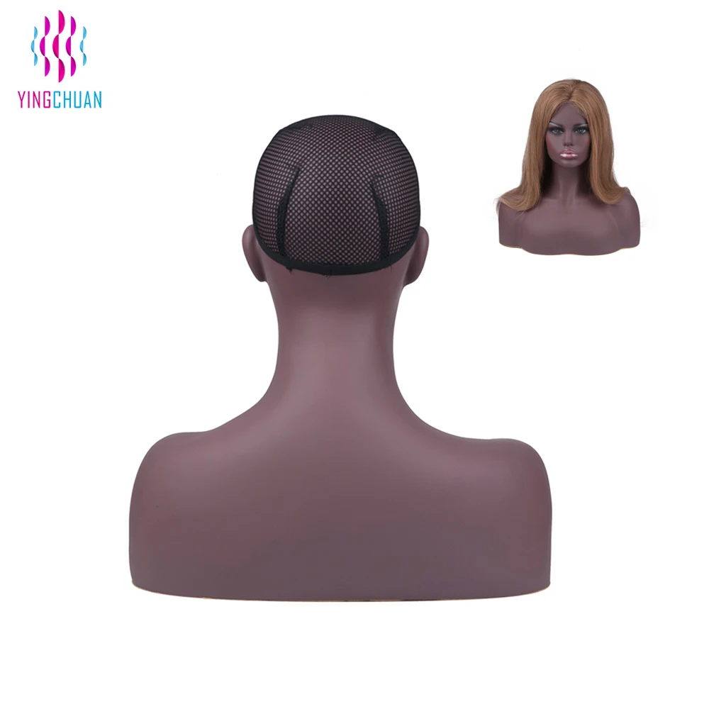 PVC female wig display mannequin