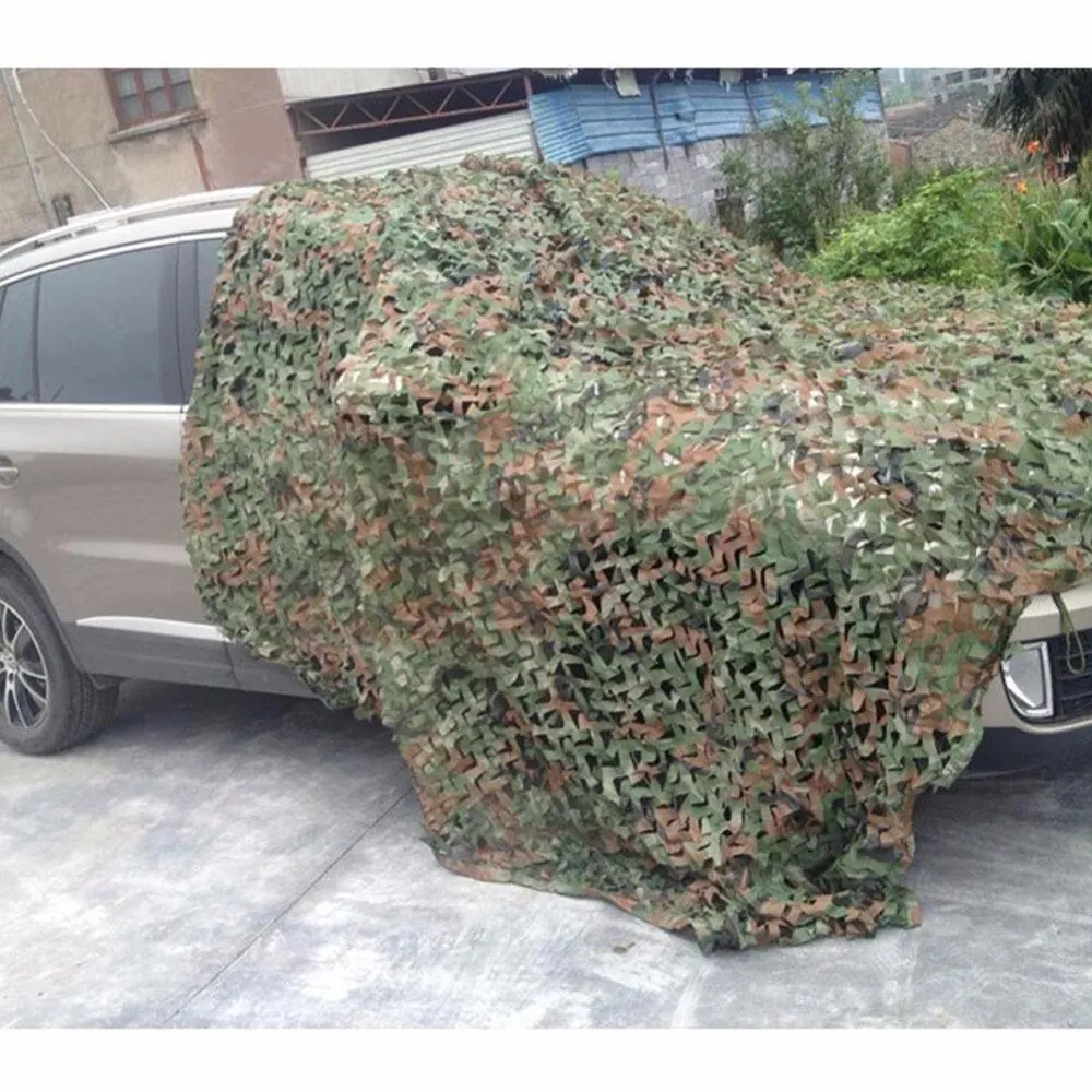 300D Sample Camouflage Netting 1.5x3 1.5x6 Awning Cover Mesh Fabric Cloth Shade Net Camo Outdoor Courtyard Decoration