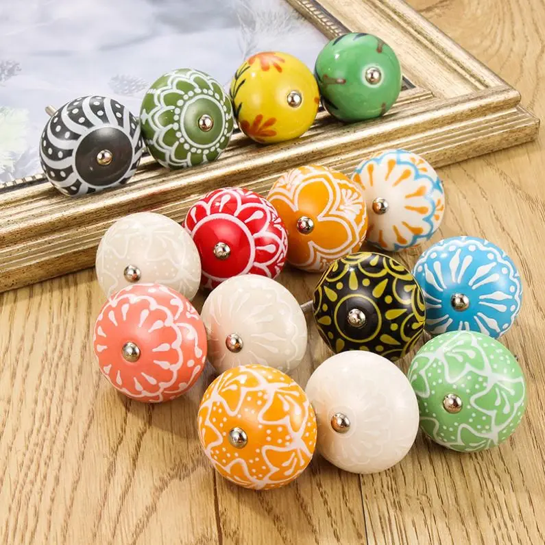 Professional Ceramic Handles For Kids Room Kitchen Cabinet Handles Bedroom Drawer Handles For Kids