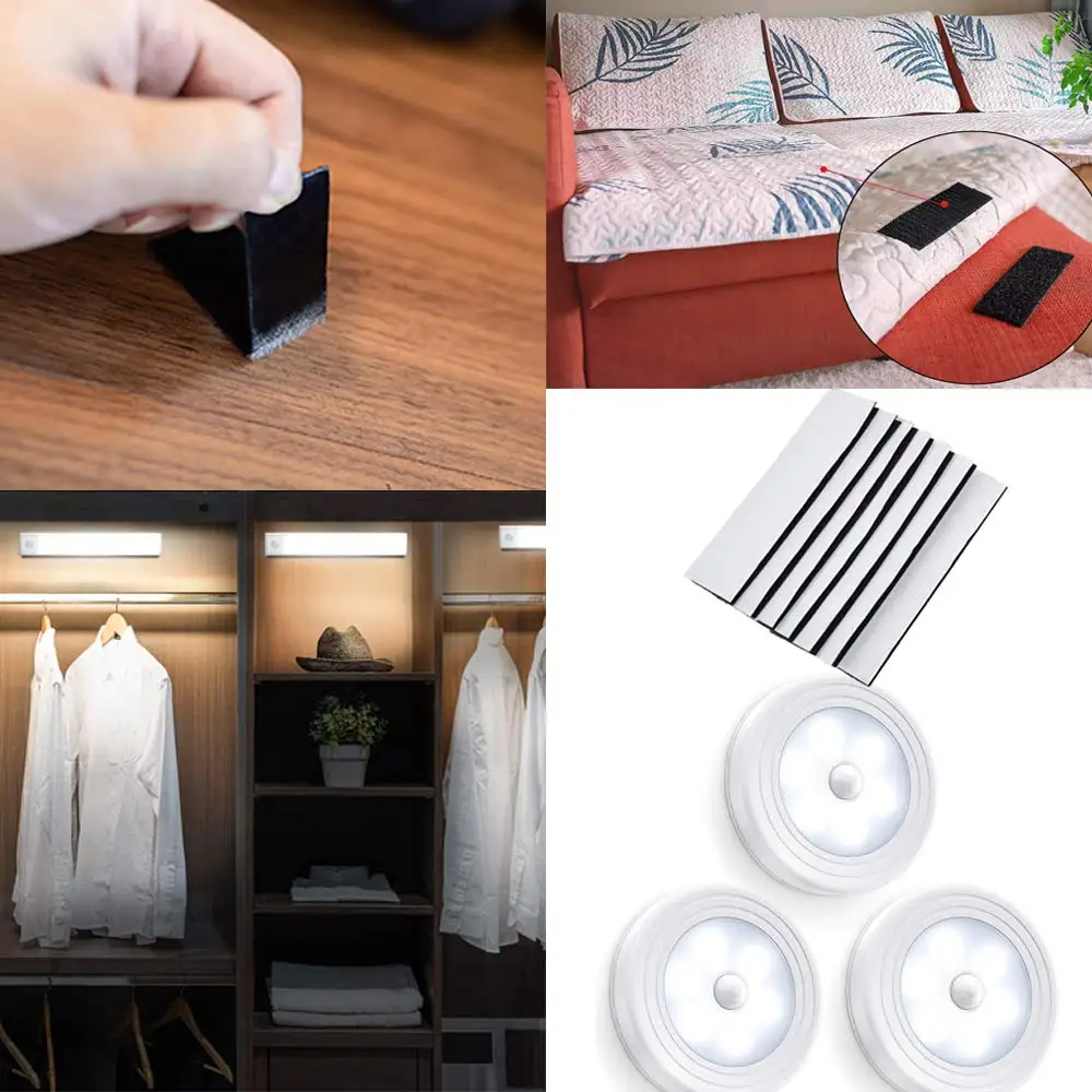 Strength Sticky Back Fasteners Hook and Loop Tape Hook Loop Strips with Adhesive