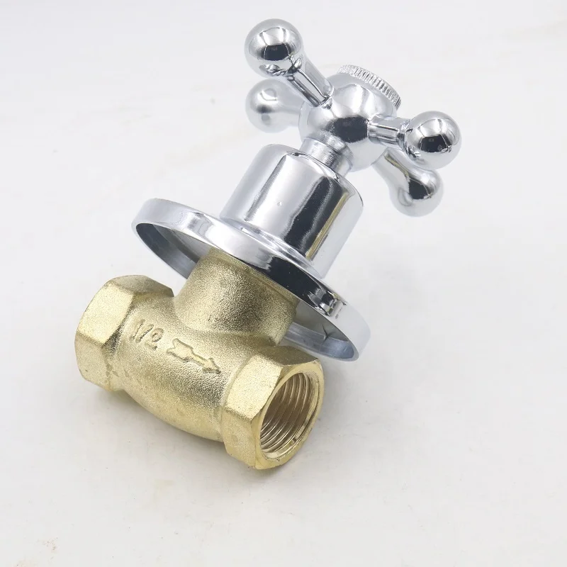 15mm brass water compression gate valve