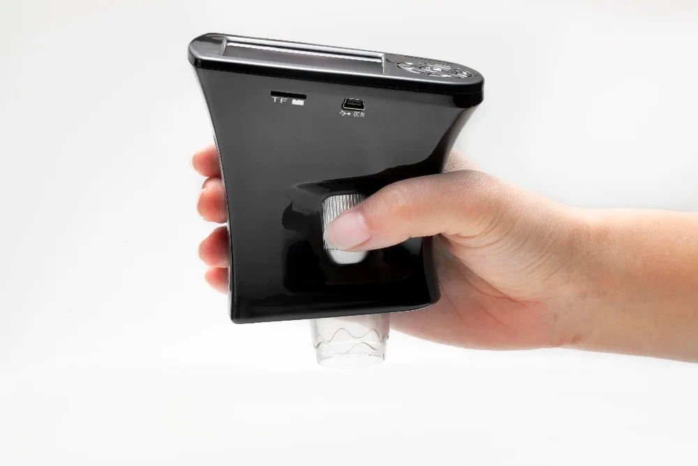 LCD Digital Skin Monitor Detector LED Facial Tester Skin Tool Analyzer Skin pigment Oil Elasticity Fluorescent Detection