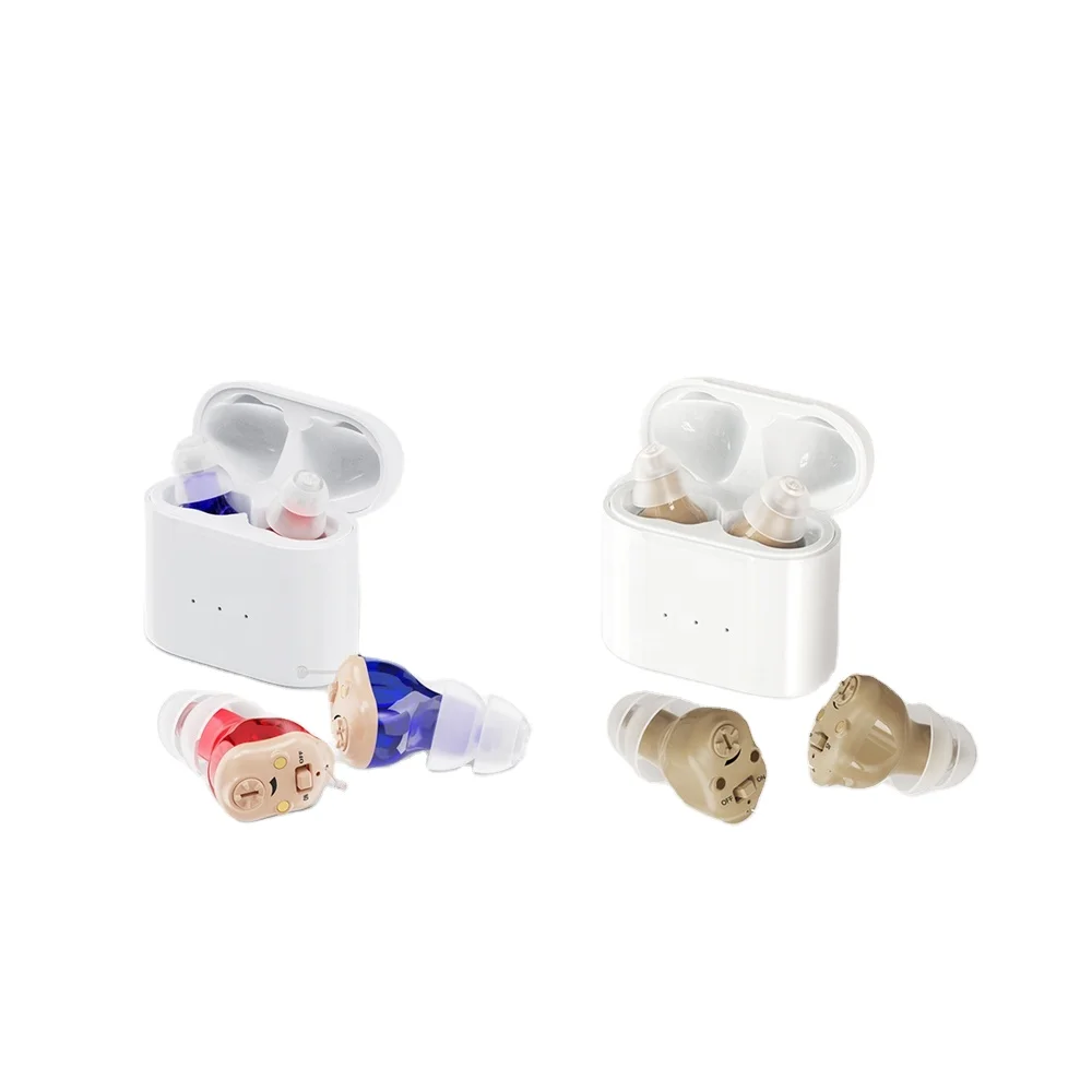 Invisible Wireless Hearing Aid Otc Itc Cic Bte Ite Programmable Hearing Aid With Magnetic Suction Charging