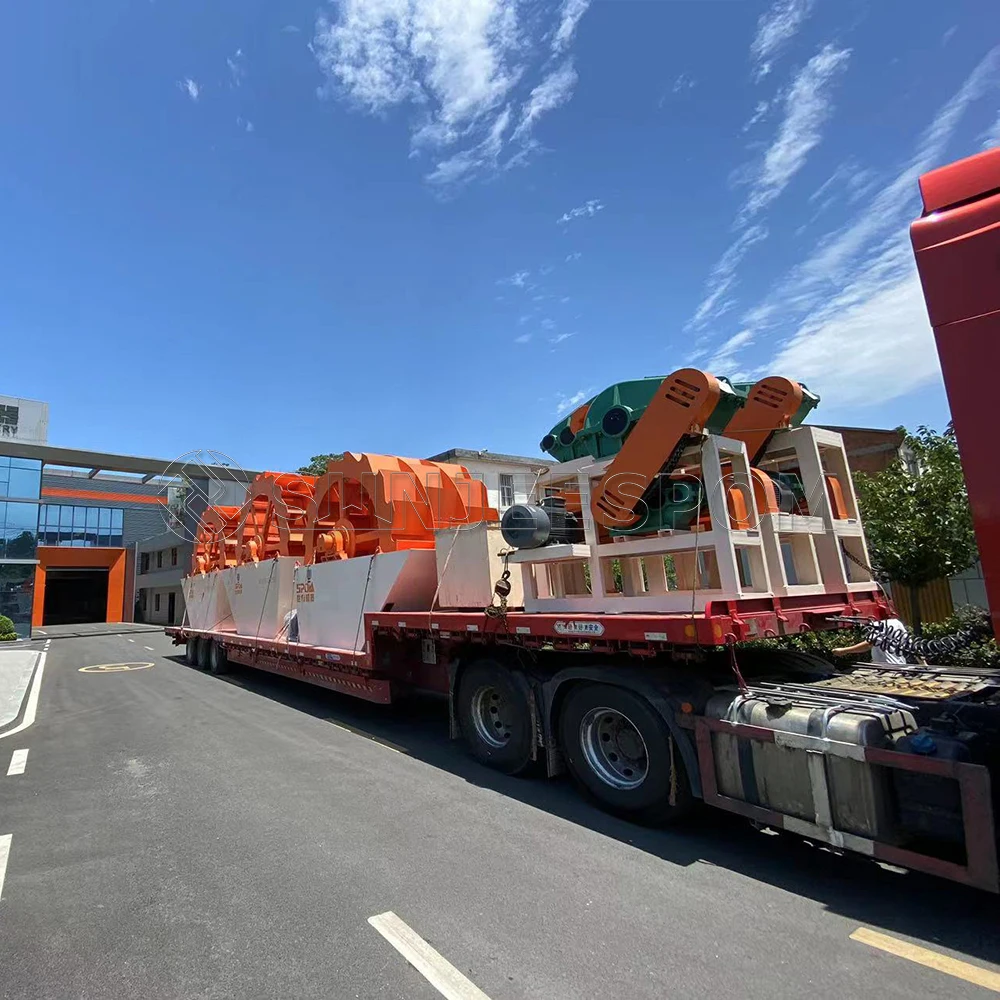 50ton per hour bucket wheel sand washing machine XS 2900 marine river yellow sand washer