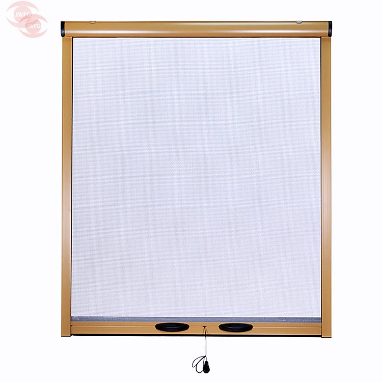 Hot Selling Fly Roller Screen Window Aluminum Windows Screen Bug Screen Window Roller Mosquito Net