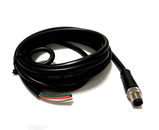 Waterproof IP67/IP68 Male Pcb Panel Mount M8 Right Angle Ethernet 8 pin Connector