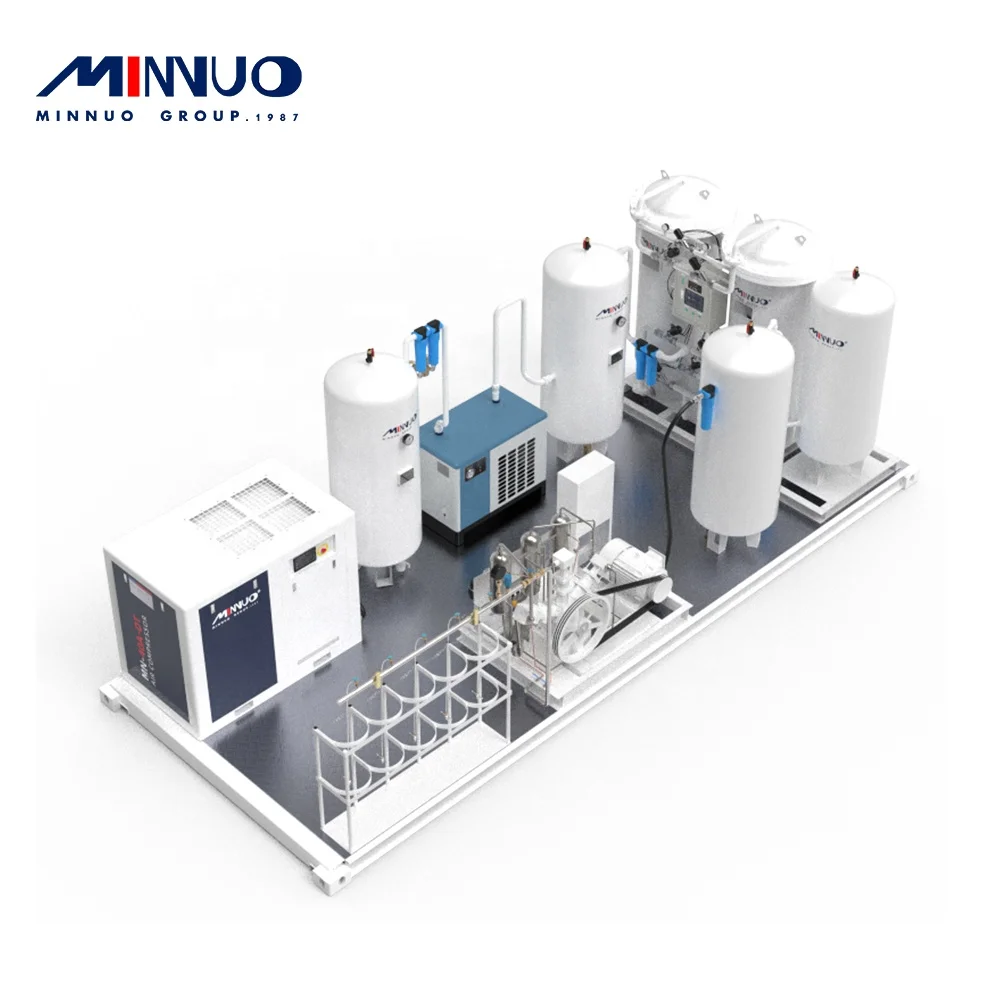 Eco-friendly design low energy consumption MN 30NM3 50NM3 60NM3 100NM3 95% purity oxygen production plant