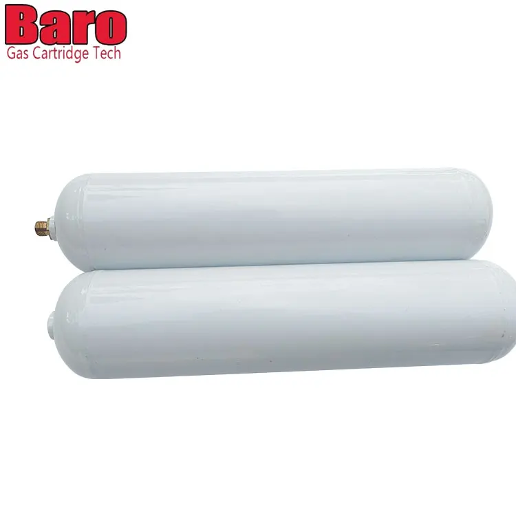 0.95L CO2 Cartridge 580g Argon Nitrogen Cartridge Gas Bottle 580g Argon Nitrogen Gas Cylinder