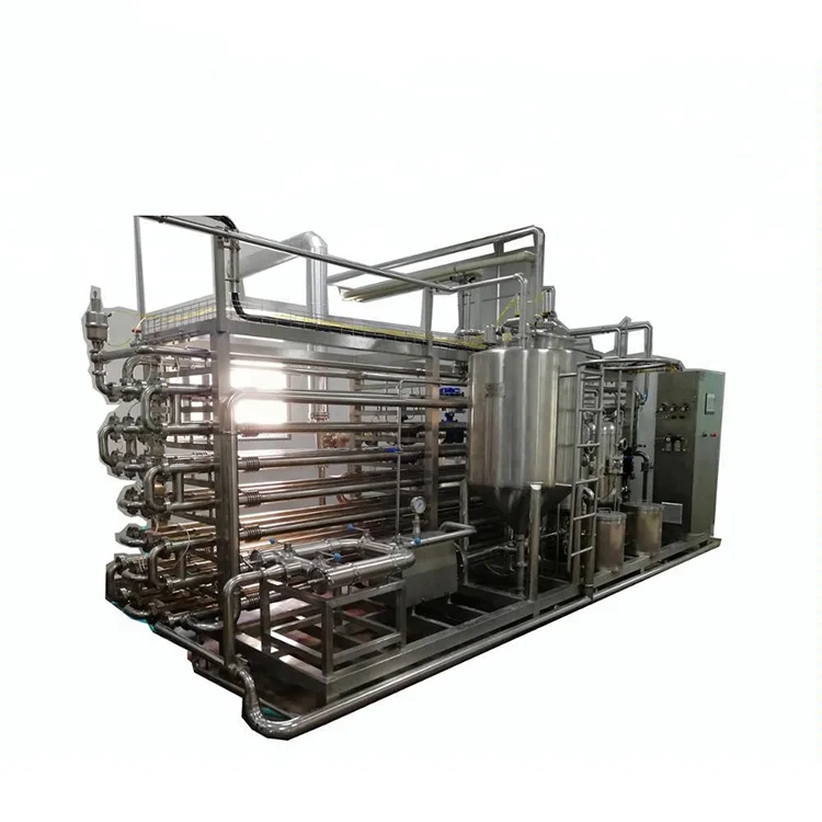 juice pasteurization machine industrial fresh milk tubular sterilizer machine