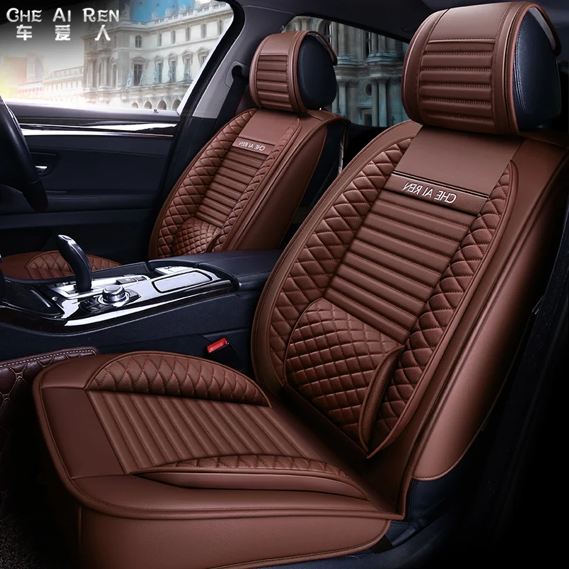 
Auto seat cushion high quality leather material car seat cover 