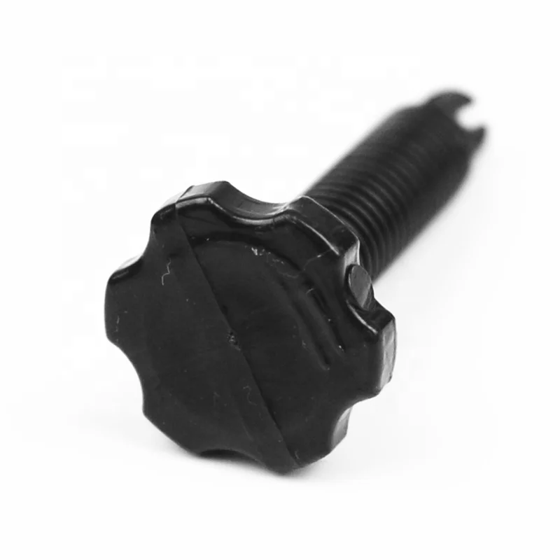 Customized ABS PP PVC POM PA6 Nylon material Injection Parts Plastic Screw Household plastic screw