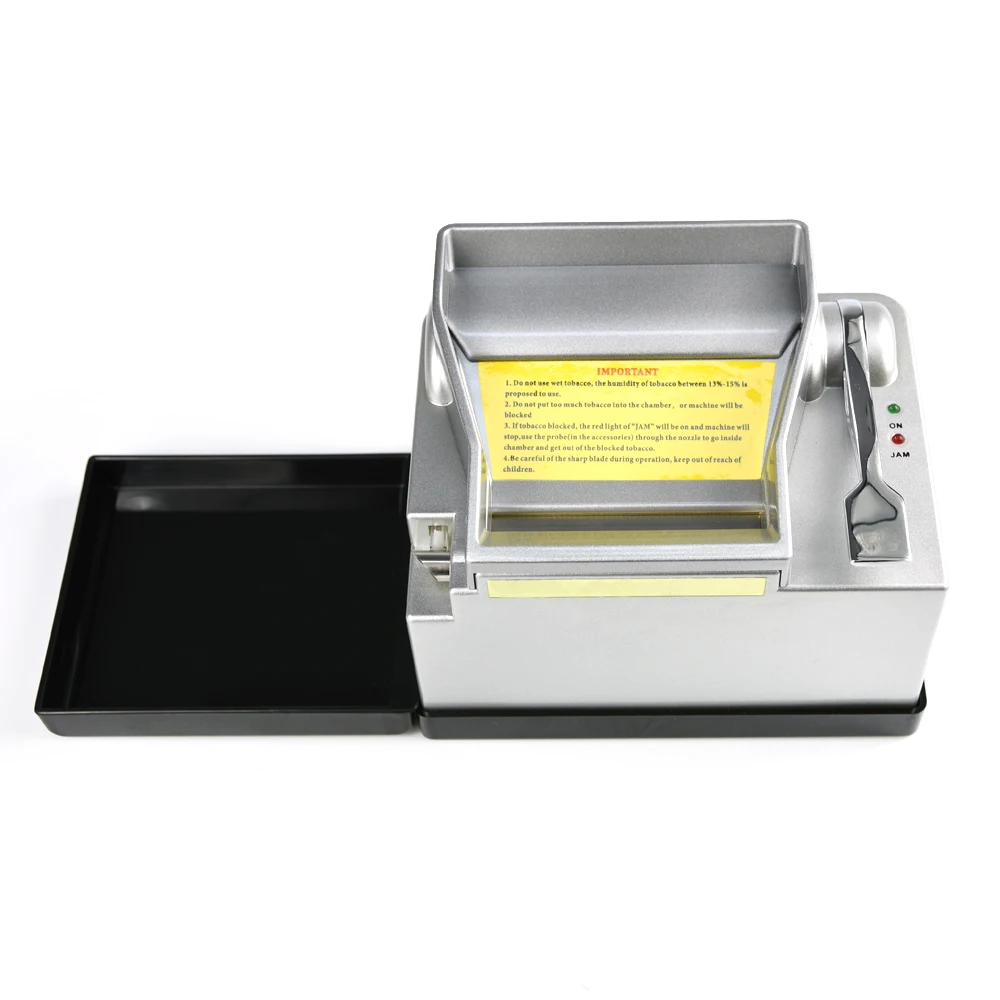 2023 Wholesale High Quality 8mm 6.5mm Metal Smoking Accessories Custom Logo Electric Automatic Cigarette Rolling Machine