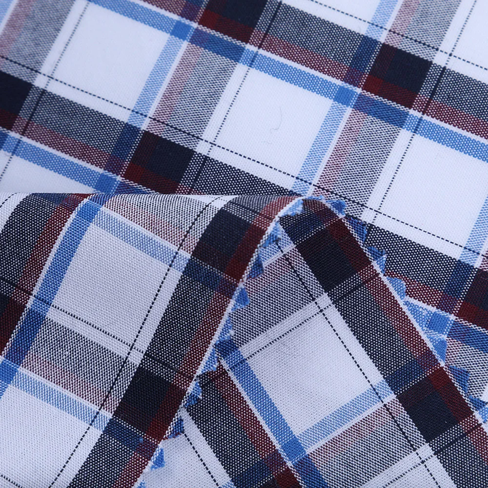 100%cotton combed cotton fabric for mens shirt ready to ship