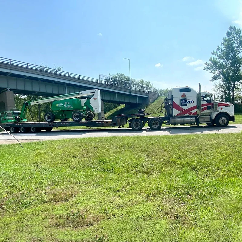 Newly manufactured 3 axle professional transport large equipment metro 50 ton trailer for sale