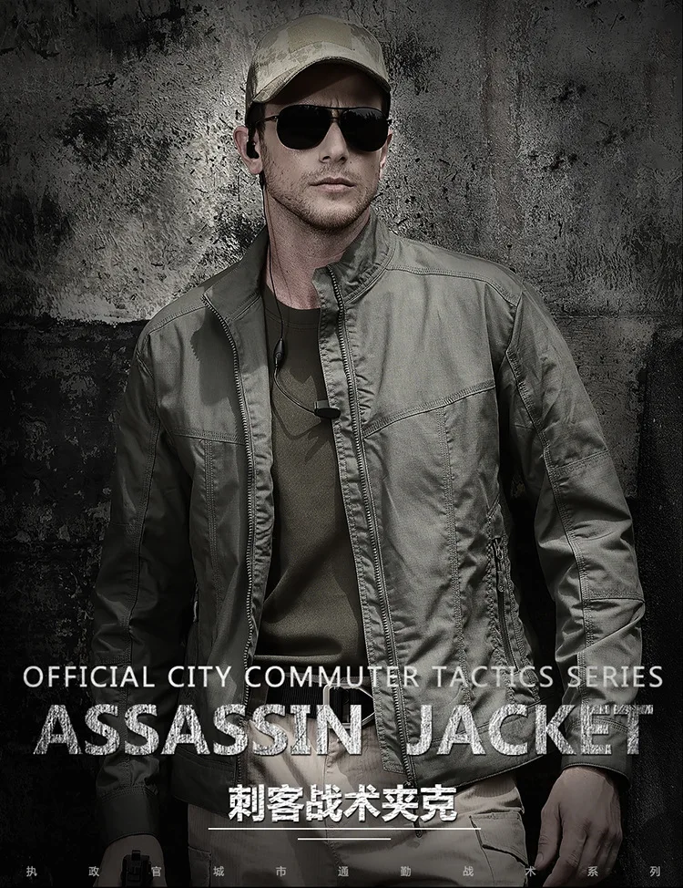 Tactical Jacket Outdoor  Tactical Charge Clothes Waterproof Scratch-Resistant Workwear Jacket